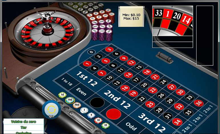 William Hill Live Roulette Table